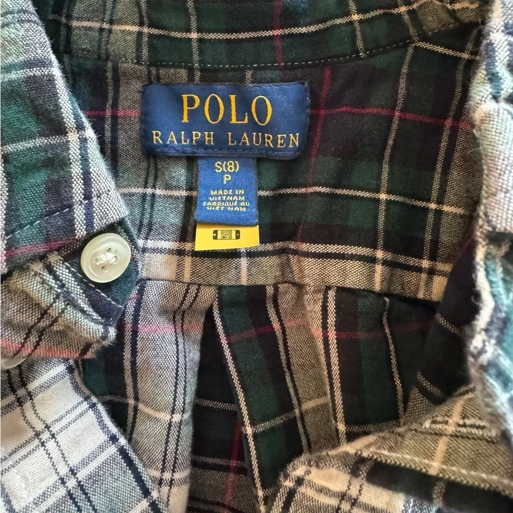 Boys Polo Ralph Lauren Button Up Oxford Shirt
